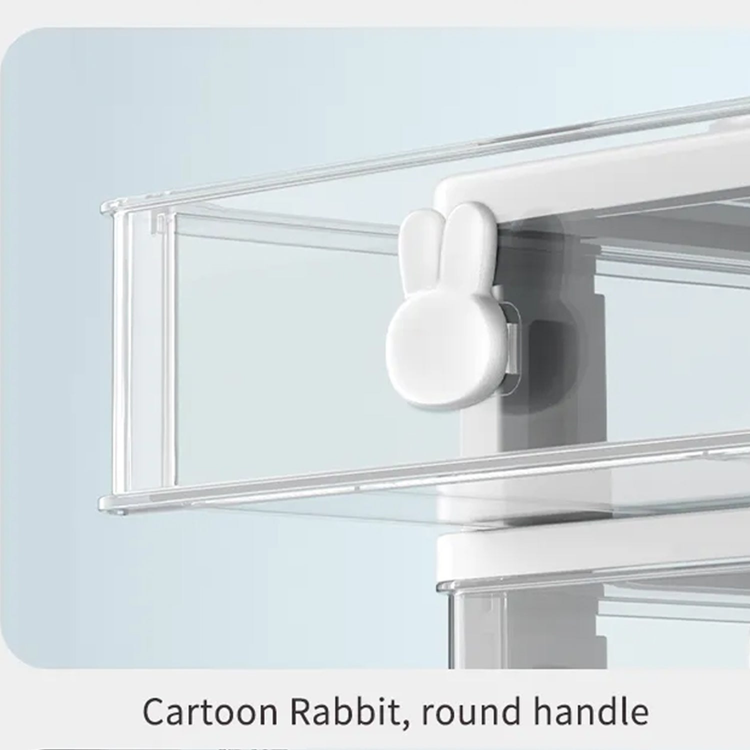 1143 Cartoon Desktop Storage Box Transparent Small Drawer Desk Plastic Mini Storage Box Rabbit Stationery Storage Box DeoDap 1143 Cartoon Desktop Storage Box Transparent Small Drawer Desk Plastic Mini Storage Box Rabbit Stationery Storage Box DeoDap